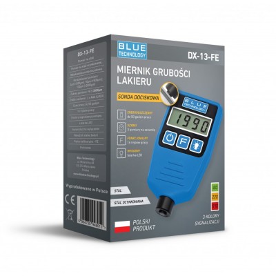 Товщиномір фарби Blue Technology DX-13-FE (з кольоровою індикацією)