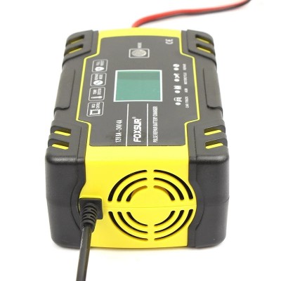 Імпульсний зарядний пристрій FOXSUR (12V 8A / 24V 4A) FBC122408D для легкових та вантажних авто з функцією відновлення АКБ