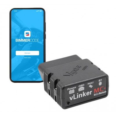 Автосканер VGate vLinker MC+ Bluetooth 4.0 BLE (аналог OBDLink MX+) для работы с BimmerCode, Forscan, ALfa Obd