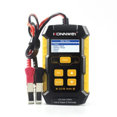 Зарядний пристрій та тестер АКБ Konnwei KW510 (2 в 1)