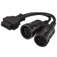 Перехідник Deutsch 6+9pin - OBD2 (КАМАЗ, МАЗ, ПАЗ, Cummins) для підключення автосканерів