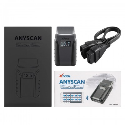 Мультимарковий сканер XTOOL Anyscan A30 для діагностики всіх систем автомобіля (Android, iOS - безкоштовне ПЗ) (аналог x431, Autel AP200)
