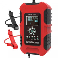 Зарядное устройство для аккумуляторов Foxsur FBC122410D (12V 10A / 24V 5A, 6-180Ah), импульсное, автоматическое