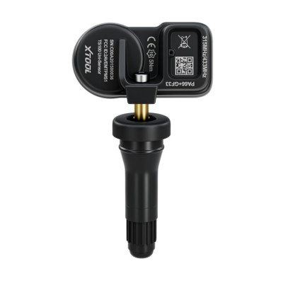 Датчик TPMS XTOOL TS100 (433 МГц + 315 МГц) швидкофіксований, програмований, універсальний, гумовий