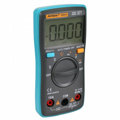 AUTOOL DM200 - LCD цифровой мультиметр переменного/постоянного тока
