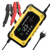 Зарядний пристрій для акумуляторів Foxsur FBC1206E (12V 6A, 4-120Ah), імпульсний, автоматичний