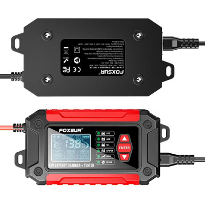 FOXSUR (12V 6A) FTC-1206 - импульсное зарядное устройство и тестер АКБ