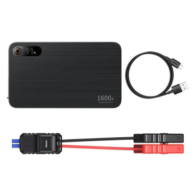 Пуско-зарядное устройство Baseus Super Energy Pro Black+ Car Jump Starter 1600A (1600A, 12V, 59.2Wh)