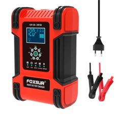FOXSUR (12В-12А 24В-6А) - импульсное зарядное устройство для автомобильных АКБ