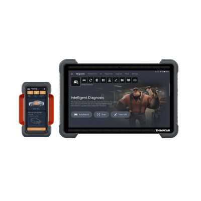 Автосканер THINKCAR Expert 394 (12", 8/256Gb, DoIP, CAN FD, J2534, D-PDU, Online програмування, ШІ TCOS)