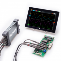 Цифровой осциллограф Hantek 6074BE (70MHz, 1GSa/s, 4CH, 64Kpts) Kit IV для диагностики автомобилей