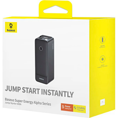 Пусковий зарядний пристрій Baseus Super Energy Alpha Series Jump Starter 600А, 6000 мАг