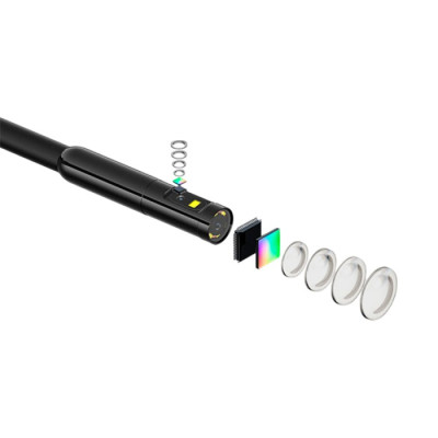 Відеоендоскоп Teslong NTS500 (8mm, 1m, Full HD, 5" екран) з двома камерами