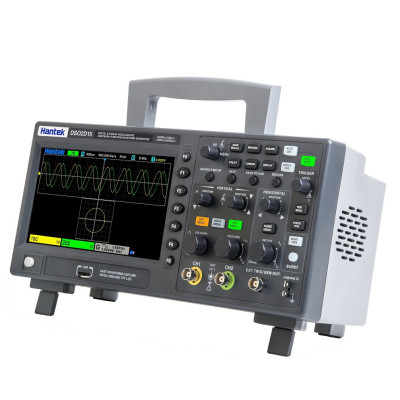 Цифровий осцилограф Hantek DSO2D15 (150MHz, 1GSa/s, 2CH, 8Mpts) настільний, з генератором сигналів
