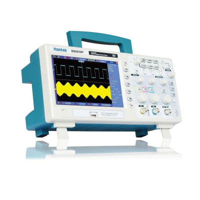 Цифровий осцилограф Hantek DSO5102P (100MHz, 1GSa/s, 2CH, 40K пам'ять) настільний, з генератором сигналів