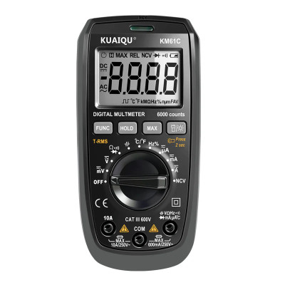 Цифровой мультиметр KUAIQU KM61C (600V, 10A, 6000 счетчиков)