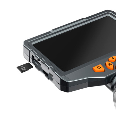 Видеоэндоскоп Teslong TD500 (6,5 мм, 1,55 м, 5" экран) с двумя поворотными камерами