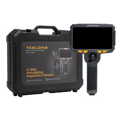 Видеоэндоскоп Teslong TF600 (3.9mm, 1.55m, Full HD, 6") с поворотной камерой