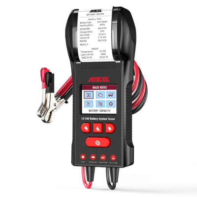 Тестер аккумуляторных батарей Ancel BST600 (12V, 24V) с принтером
