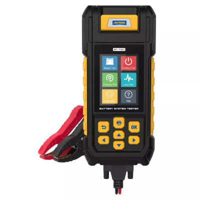 Тестер аккумуляторных батарей Autool BT760 (12V, 24V) с принтером (обновленный)