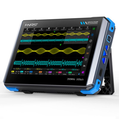 Цифровий осцилограф Fnirsi DPOS350P (350MHz, 1GSPS, 2CH, 60Kpts) портативний