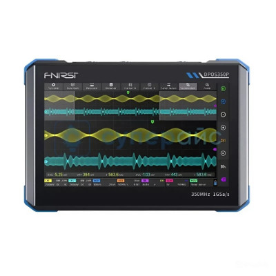 Цифровий осцилограф Fnirsi DPOS350P (350MHz, 1GSPS, 2CH, 60Kpts) портативний