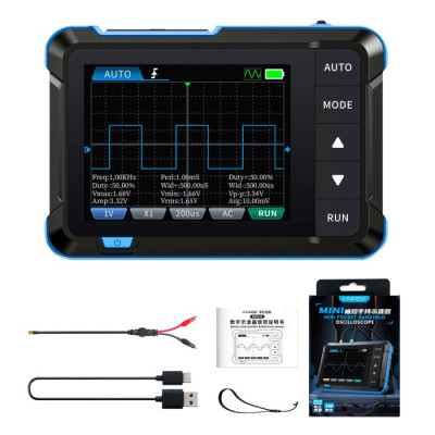 Цифровий осцилограф FNIRSI DSO-153 (1MHz, 5MSa/s, 1CH) портативний