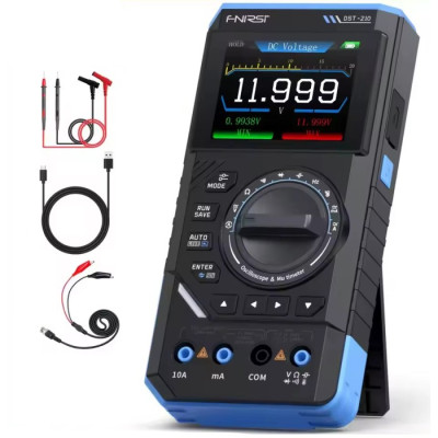 Цифровой осциллограф Fnirsi DST-210 (10MHz, 48MSa/s, 2CH) портативный