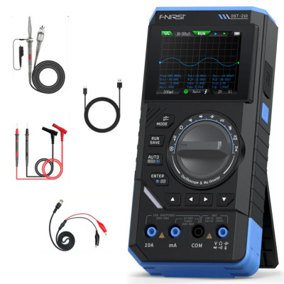 Цифровой осциллограф Fnirsi DST-210 (10MHz, 48MSa/s, 2CH) портативный Цифровой осциллограф Fnirsi DST-210 (10MHz, 48MSa/s, 2CH) портативный