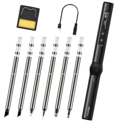 Портативный смарт паяльник FNIRSI HS-01 (6 жал)