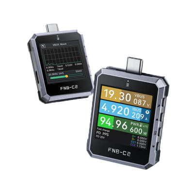 Тестер USB-C питания FNIRSI FNB-C2 (USB, PD 3.1, Type-C)