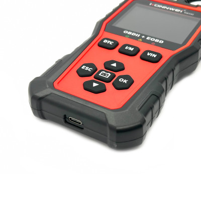 Автосканер з функцією тестера АКБ Konnwei KW340 (EOBD, OBDll, CAN)