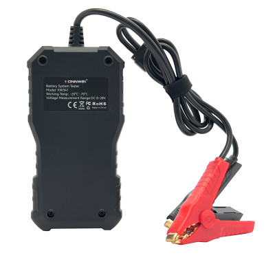 Тестер аккумуляторных батарей Konnwei KW341 (6V, 12V, 24V)