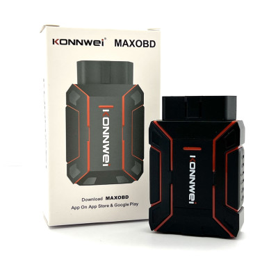 Мультимарочный автосканер Konnwei MAX OBD (OBD-II, Bluetooth 5.2, 12V)