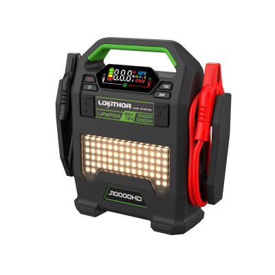 Пуско-зарядний пристрій Lokithor J10000HD (10000A/5000A, 12V/24V, 256Wh)