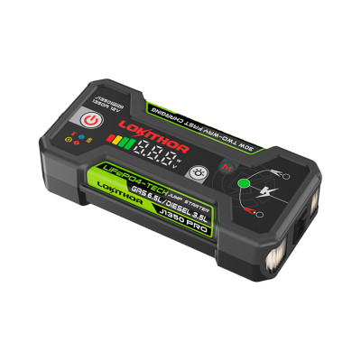 Пуско-зарядное устройство Lokithor J1350 PRO (1350A, 12V, 25.6Wh)