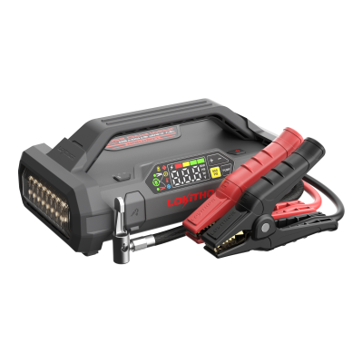 Пуско-зарядное устройство Lokithor JA301 PRO 4 в 1 (2500A, 12V, 74.37Wh) с функцией компрессора