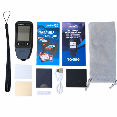 Толщиномер краски Profiline TG-300 (3000мкм, Fe/Zn/NFe/Putty)