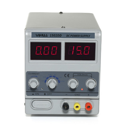 Лабораторний блок живлення YIHUA 1502DD (1CH, 15V, 2A)