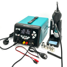 Паяльна станція YIHUA 853D 5A-II 3 в 1 (фен, паяльник, БЖ)