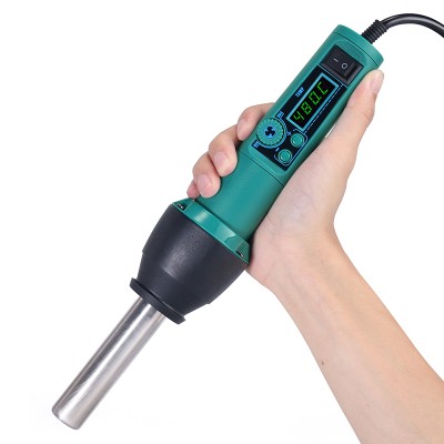 Паяльная станция YIHUA 8858-I (без паяльника; фен 650W, 100-480°C, портативная, цифровая, ESD) Паяльная станция YIHUA 8858-I (без паяльника; фен 650W, 100-480°C, портативная, цифровая, ESD)