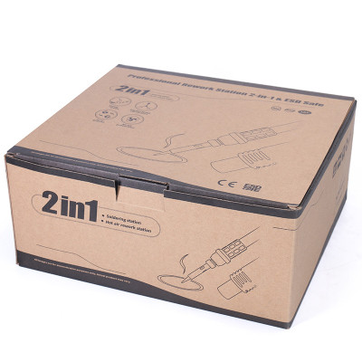 Паяльна станція YIHUA 938BD-I (паяльник 75W, 200-480°C, фен 650W, 100-480°C, ESD)