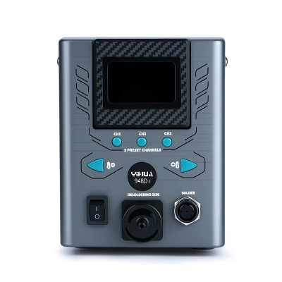 Демонтажная паяльная станция YIHUA 948D-I (110W, 380–480°C, вакуумный отсос, LCD)