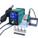 Паяльна станція YIHUA 995D+ (паяльник 75W, 200-480°C; фен 650W, 100-480°C, LCD, 2в1)